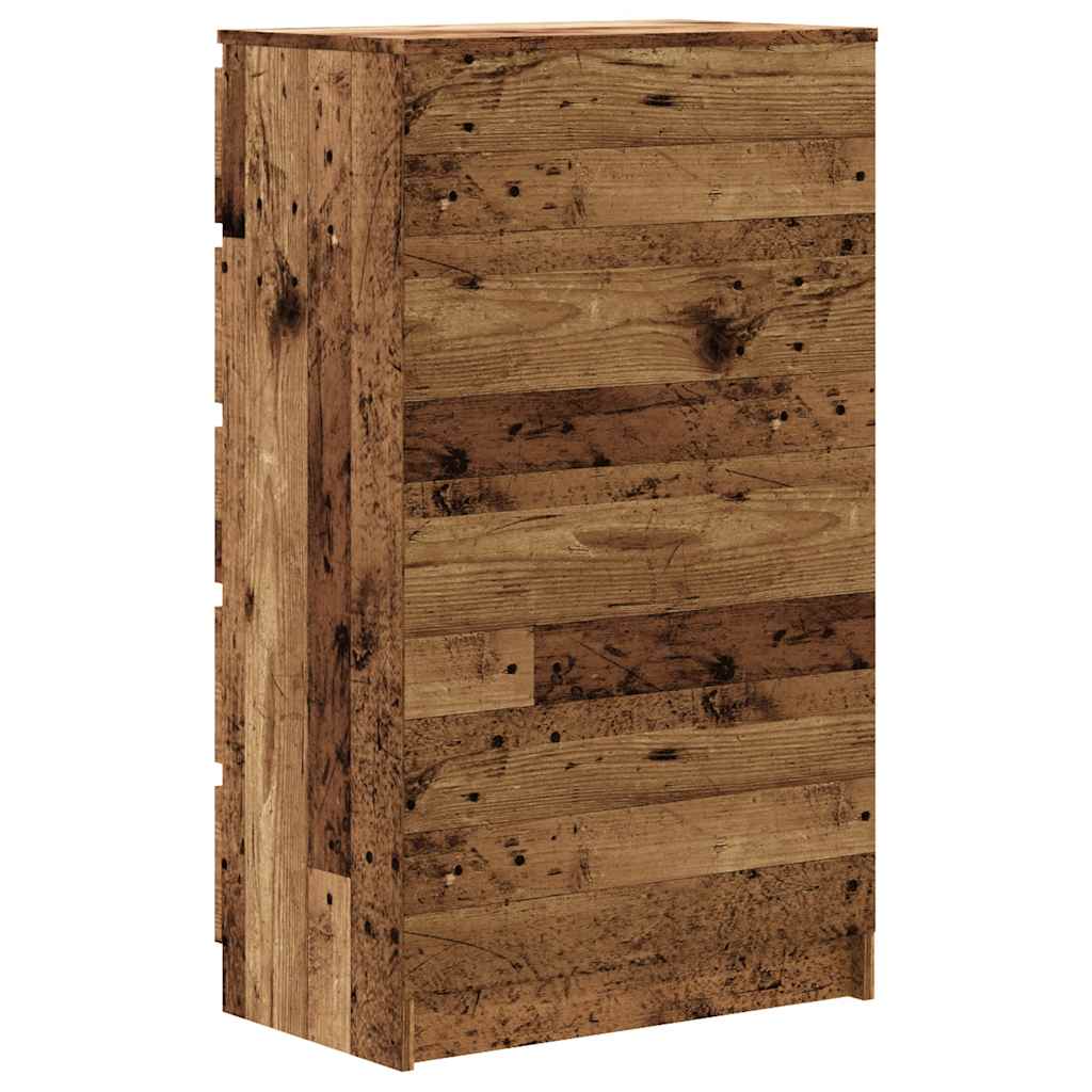vidaXL Komoda, stare drewno, 60x36x103 cm, materiał drewnopochodny