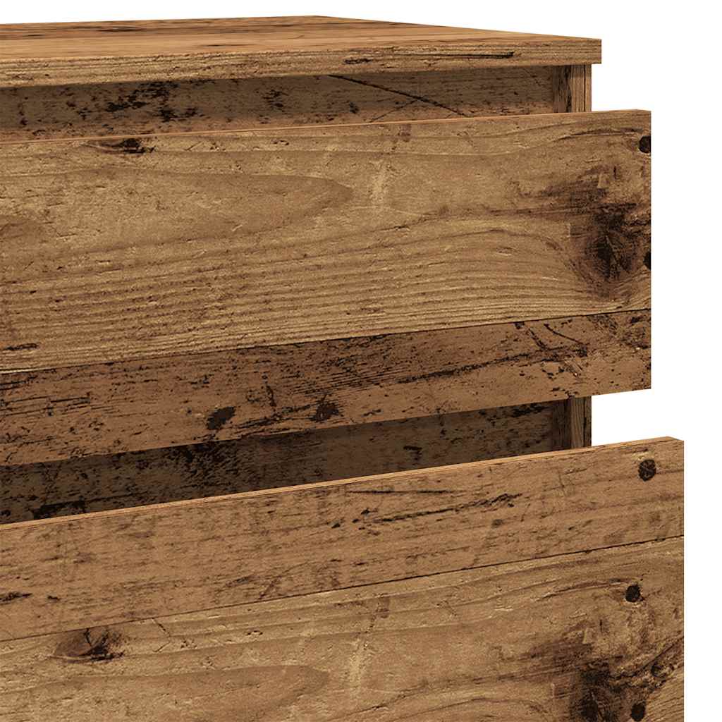 vidaXL Komoda, stare drewno, 60x36x103 cm, materiał drewnopochodny