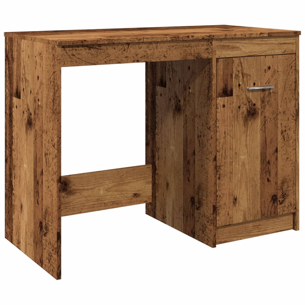 vidaXL Biurko, stare drewno, 100x50x76 cm, materiał drewnopochodny