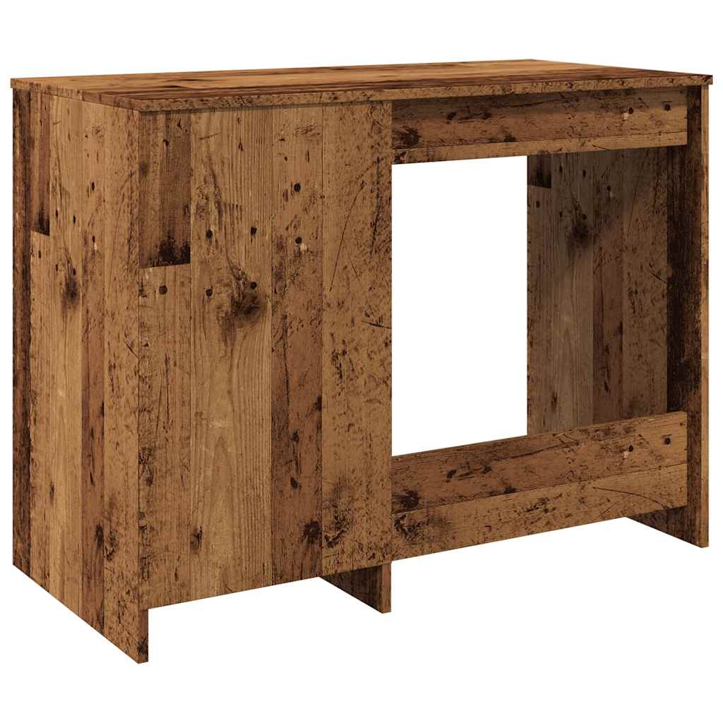 vidaXL Biurko, stare drewno, 100x50x76 cm, materiał drewnopochodny