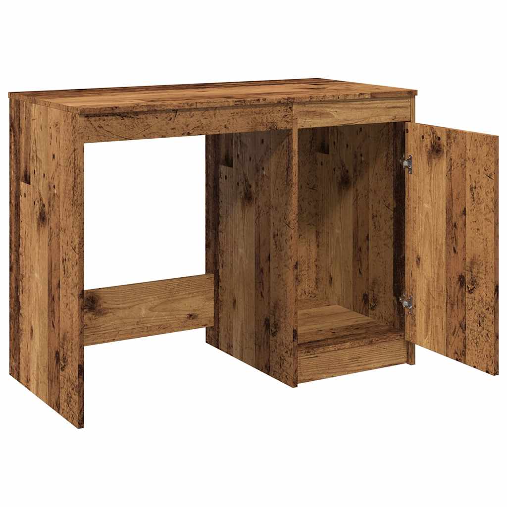 vidaXL Biurko, stare drewno, 100x50x76 cm, materiał drewnopochodny