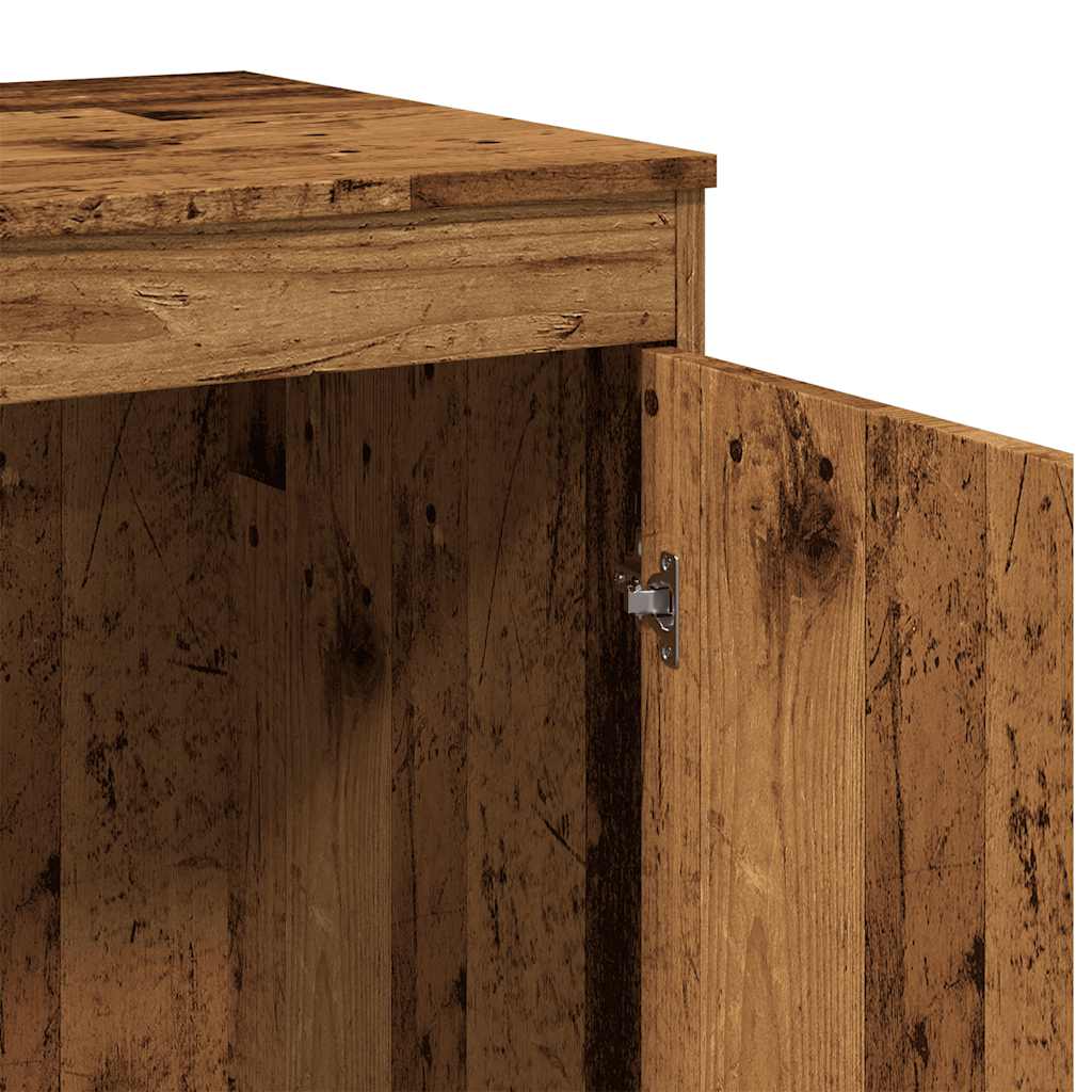 vidaXL Biurko, stare drewno, 100x50x76 cm, materiał drewnopochodny