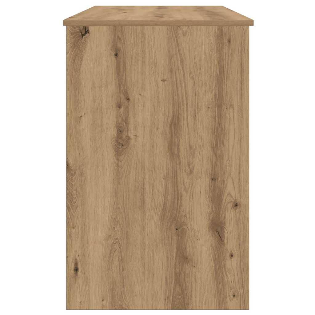 vidaXL Biurko, dąb artisan, 100x50x76 cm, materiał drewnopochodny