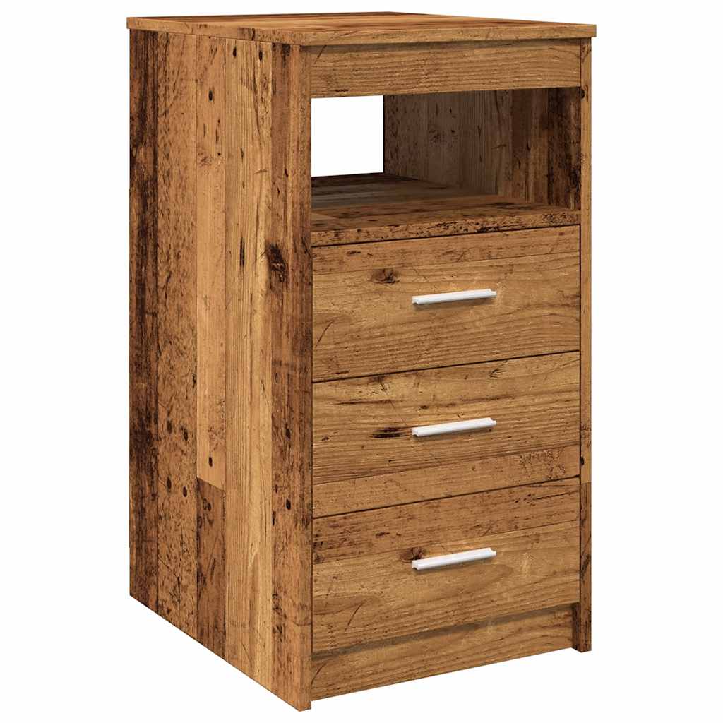 vidaXL Komoda, stare drewno, 40x50x76 cm, materiał drewnopochodny