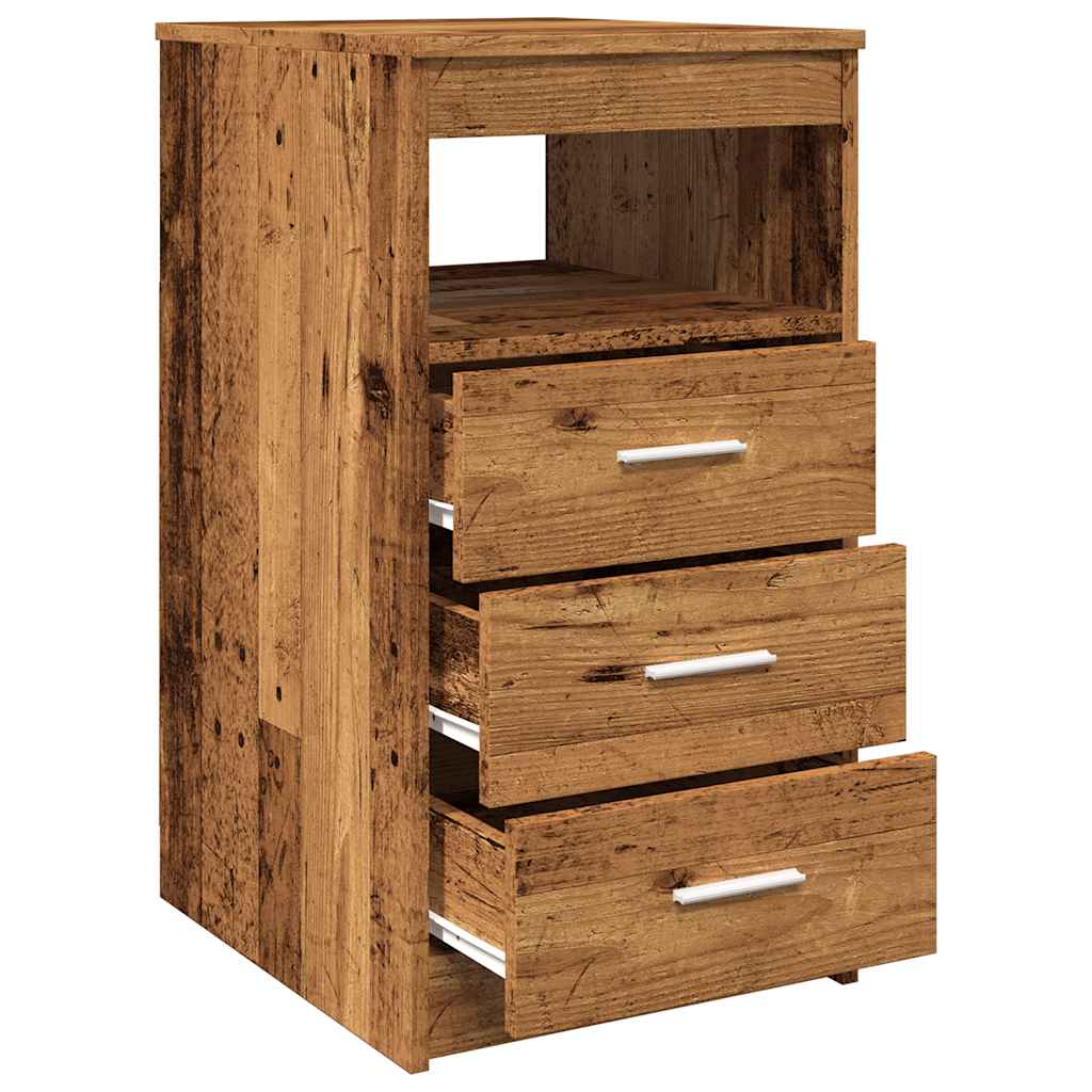 vidaXL Komoda, stare drewno, 40x50x76 cm, materiał drewnopochodny