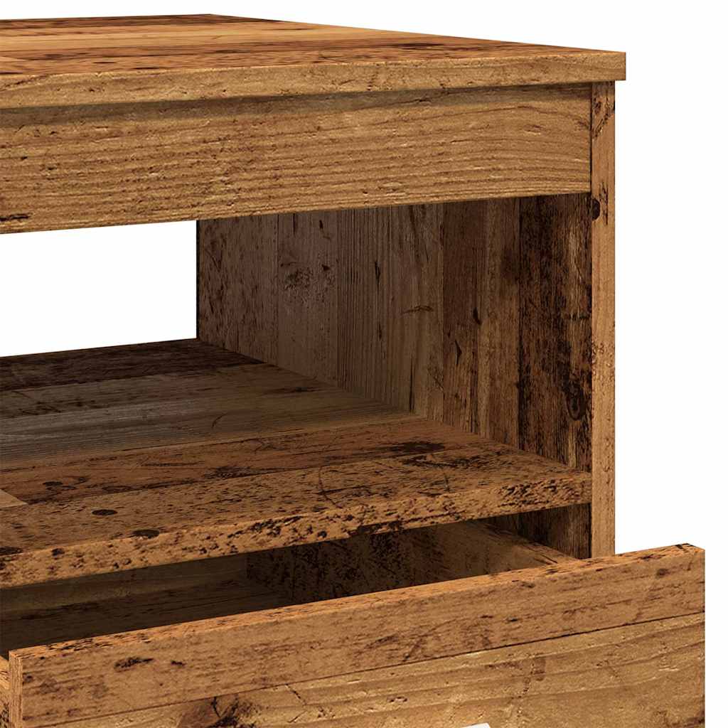 vidaXL Komoda, stare drewno, 40x50x76 cm, materiał drewnopochodny