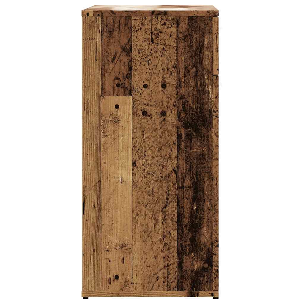 vidaXL Szafka, stare drewno, 80x36x75 cm, materiał drewnopochodny