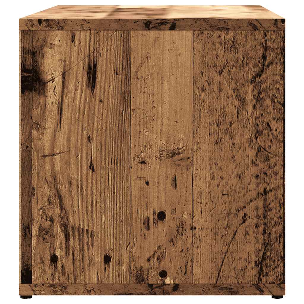 vidaXL Szafka TV, stare drewno, 80x34x35,5 cm, materiał drewnopochodny
