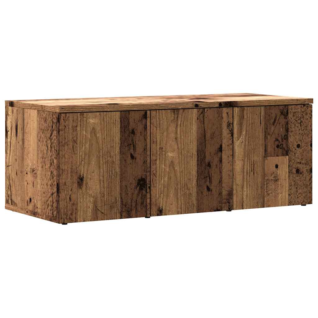 vidaXL Szafka pod TV, stare drewno, 80x34x30 cm