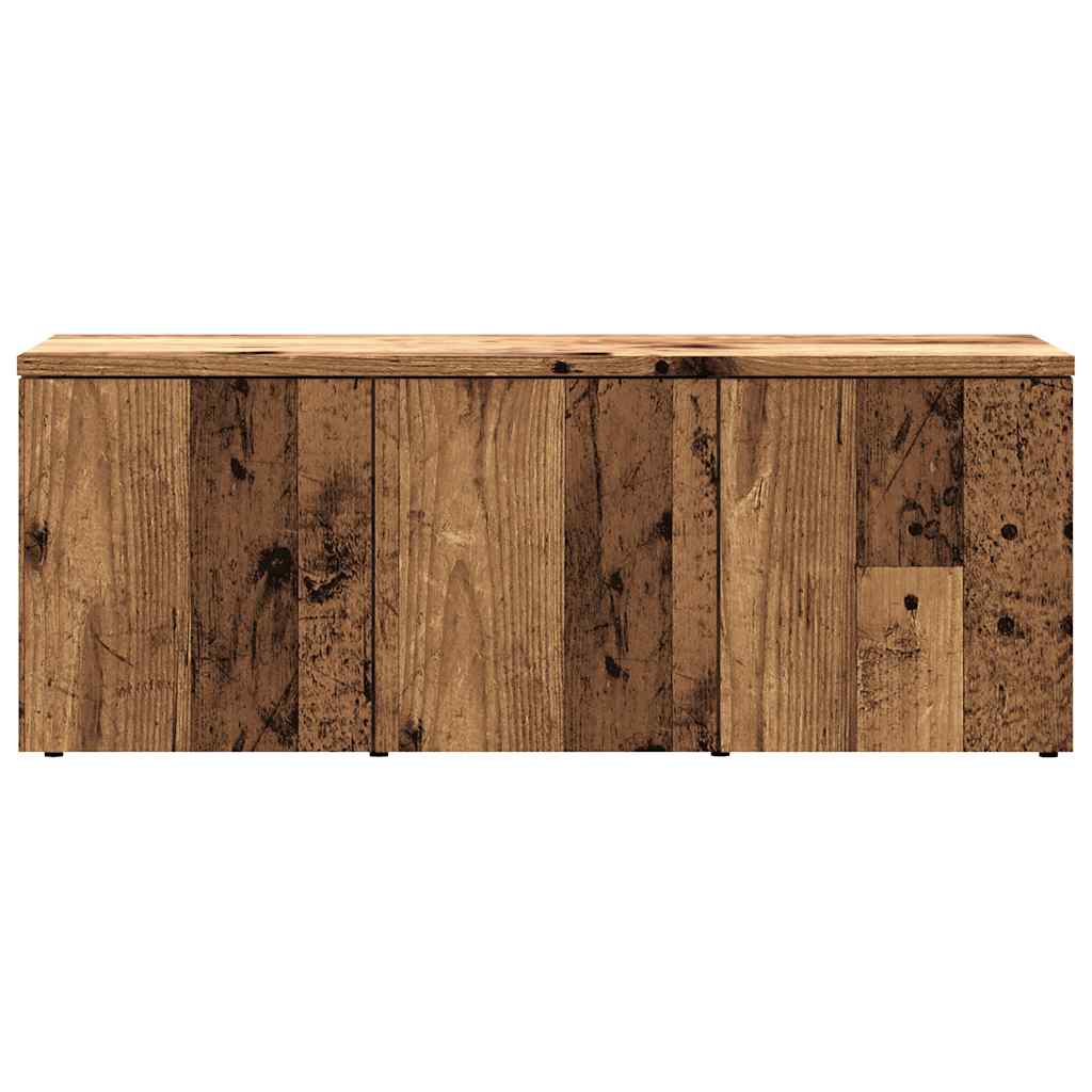vidaXL Szafka pod TV, stare drewno, 80x34x30 cm