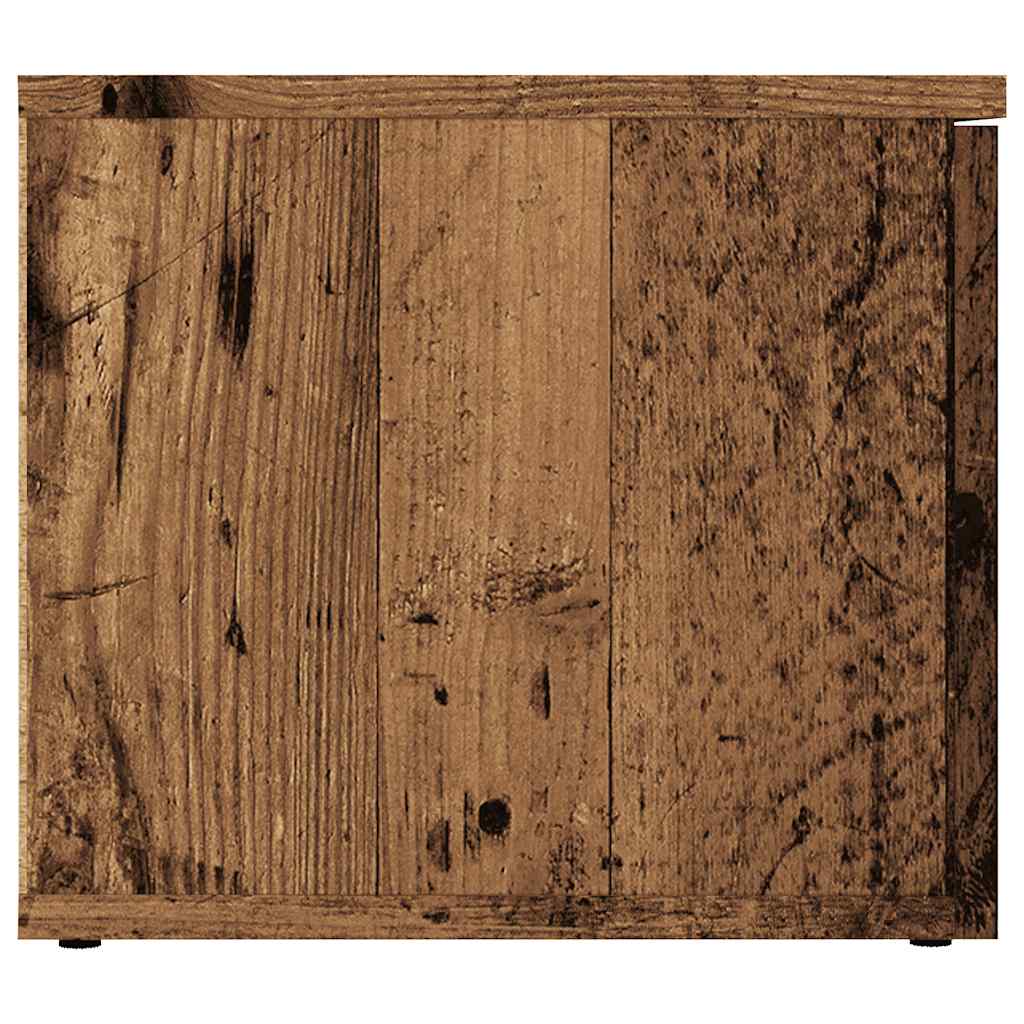 vidaXL Szafka pod TV, stare drewno, 80x34x30 cm