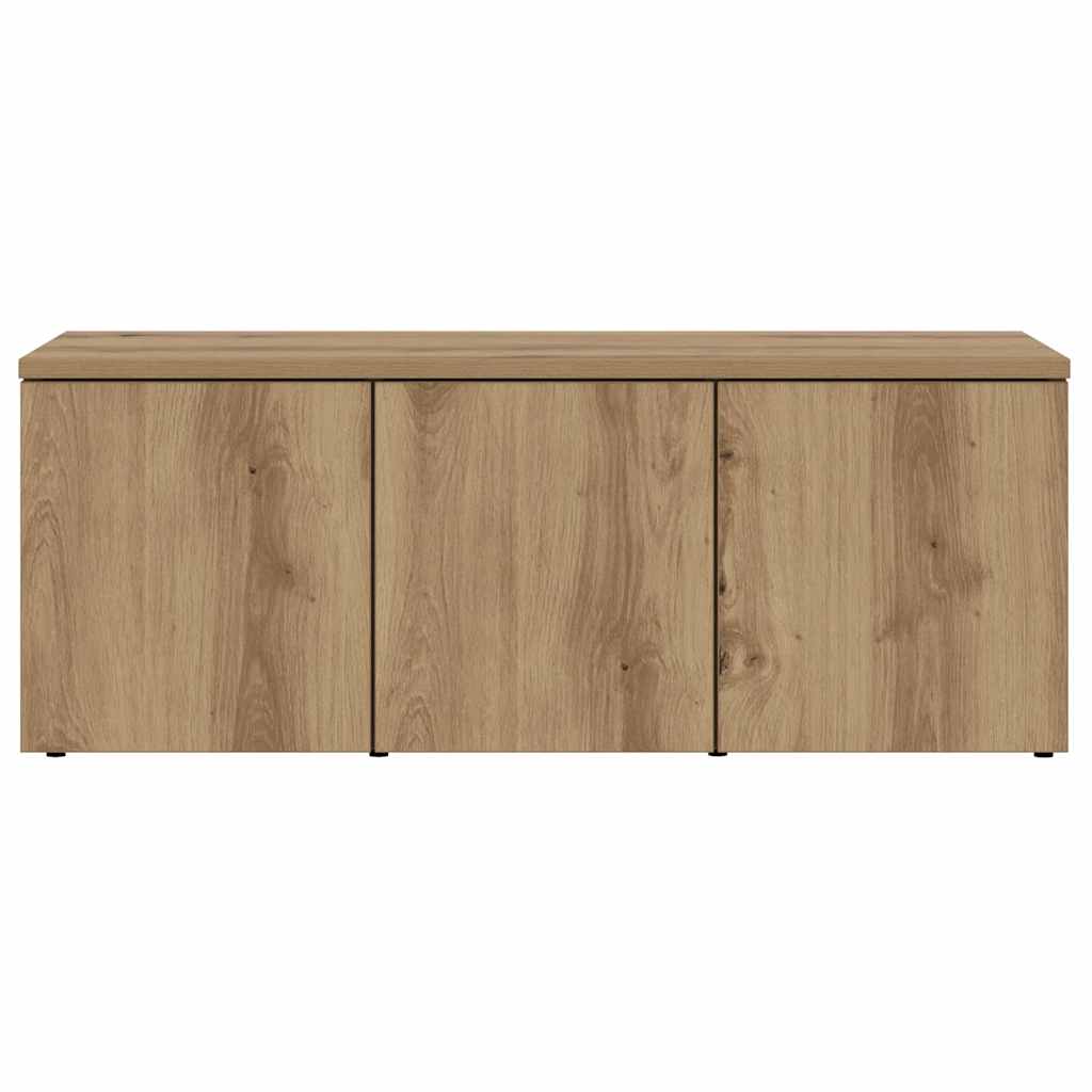 vidaXL Szafka pod TV, dąb artisan, 80x34x30 cm