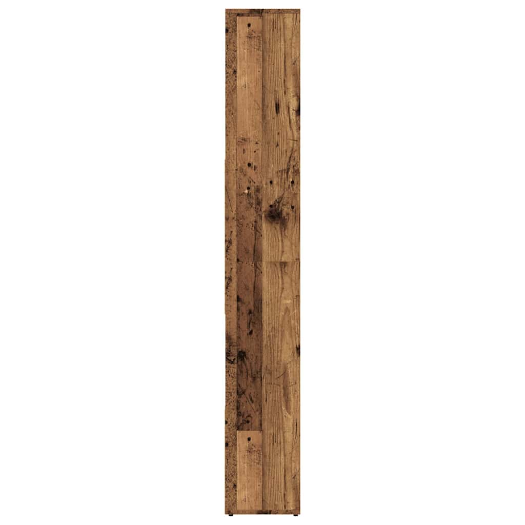 vidaXL Regał, stare drewno, 67x24x161 cm, materiał drewnopochodny