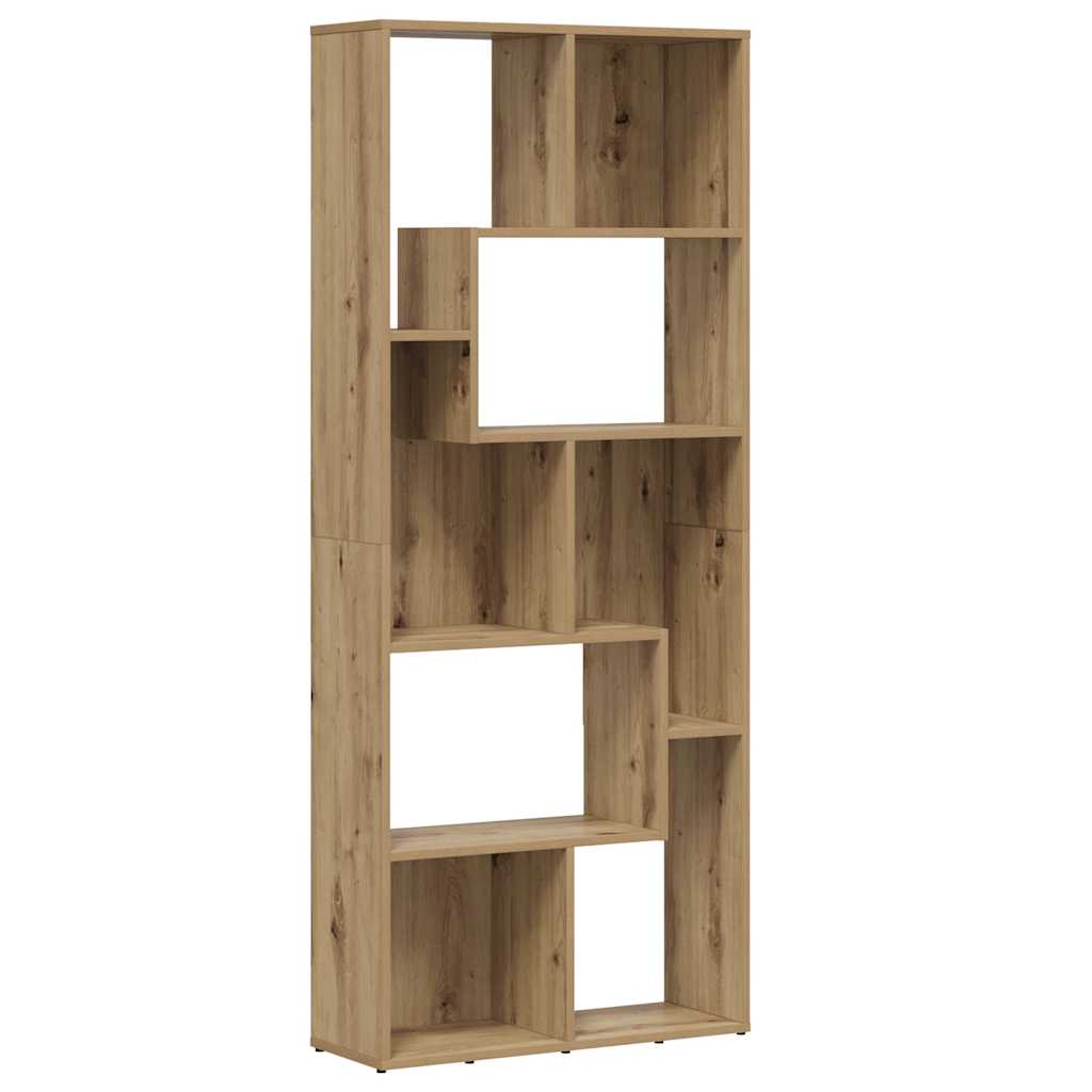 vidaXL Regał na książki Artisan Oak 67x24x161 cm Drewno konstrukcyjne