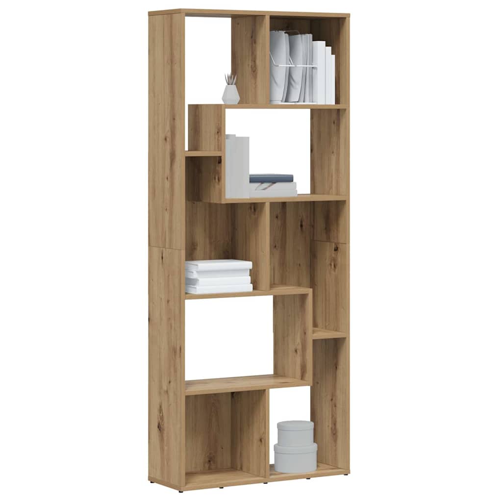 vidaXL Regał na książki Artisan Oak 67x24x161 cm Drewno konstrukcyjne