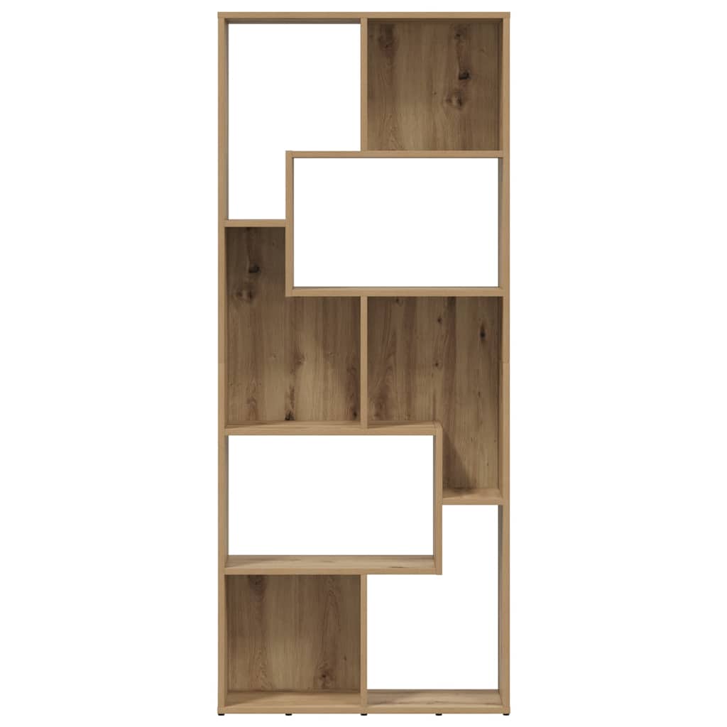 vidaXL Regał na książki Artisan Oak 67x24x161 cm Drewno konstrukcyjne