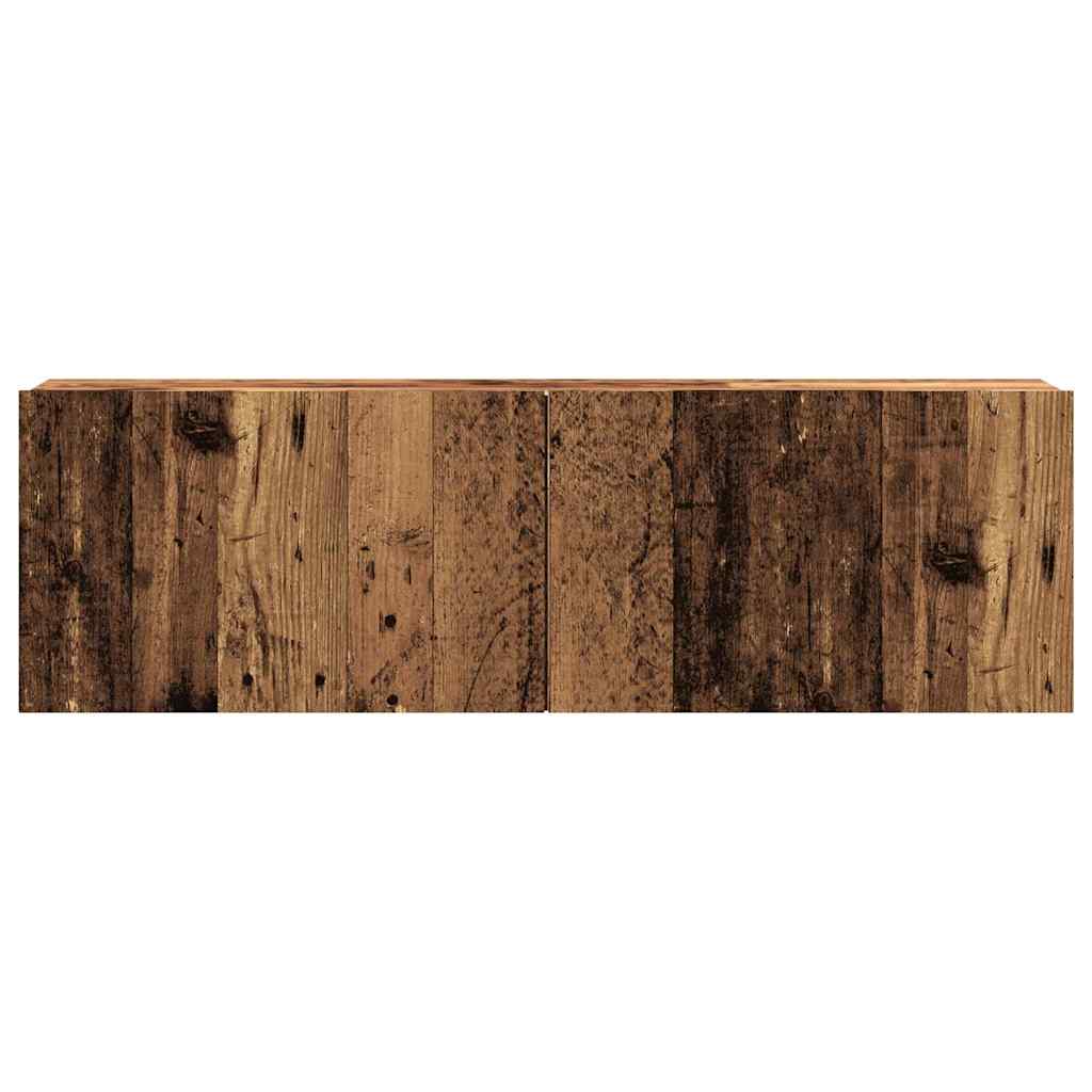 vidaXL Ścienna szafka TV, stare drewno, 100x30x30 cm
