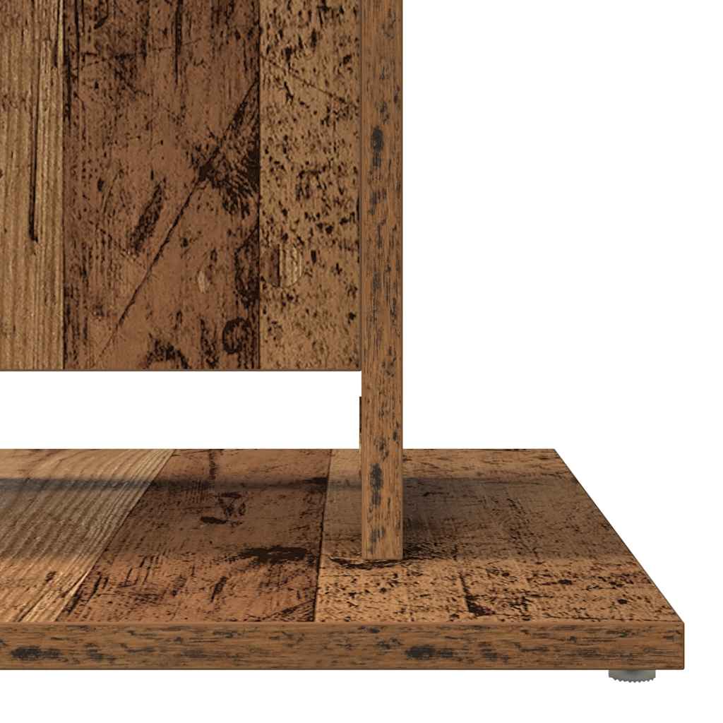 vidaXL Stolik bistro, stare drewno, 60x60x75 cm
