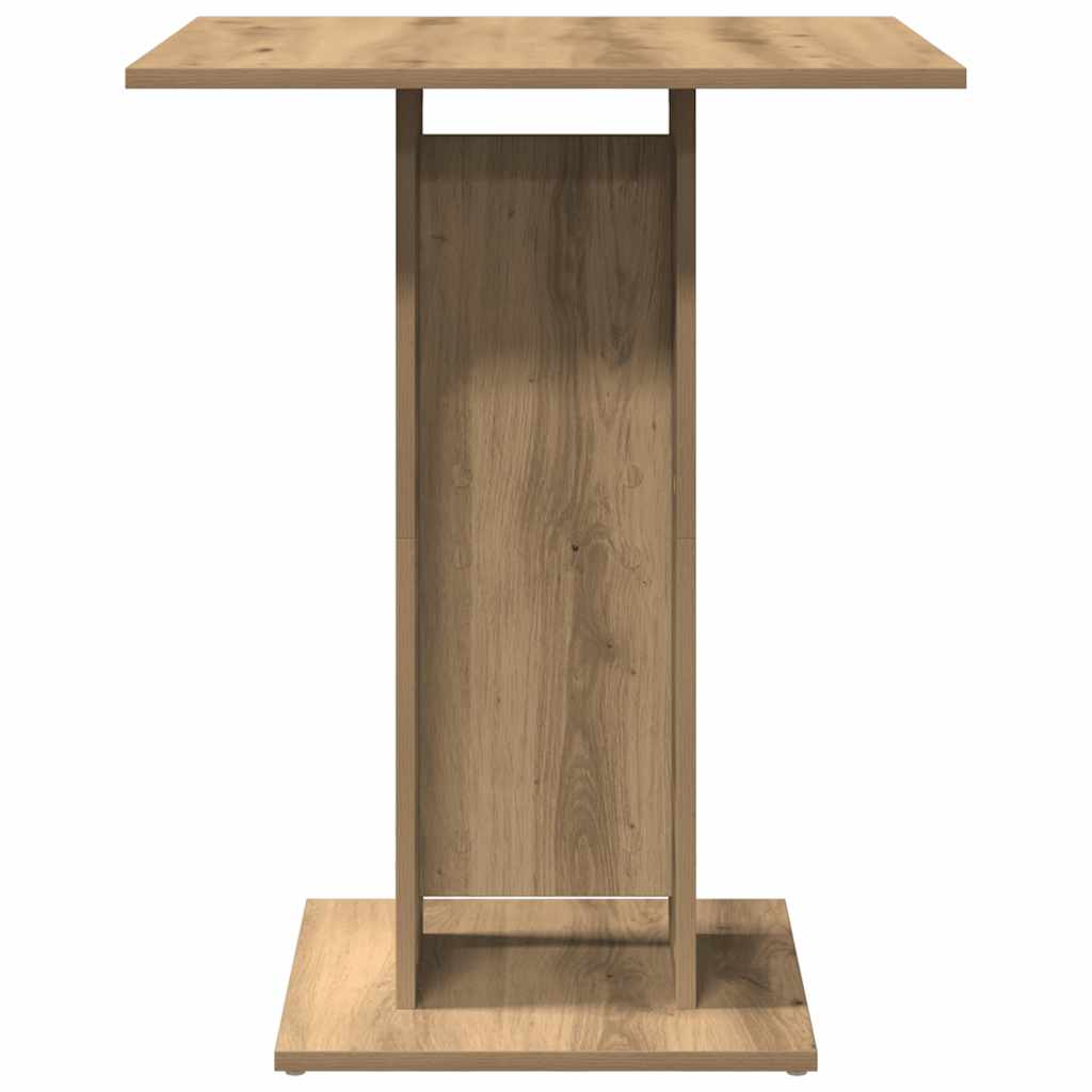 vidaXL Stolik bistro, dąb artisan, 60x60x75cm, materiał drewnopochodny