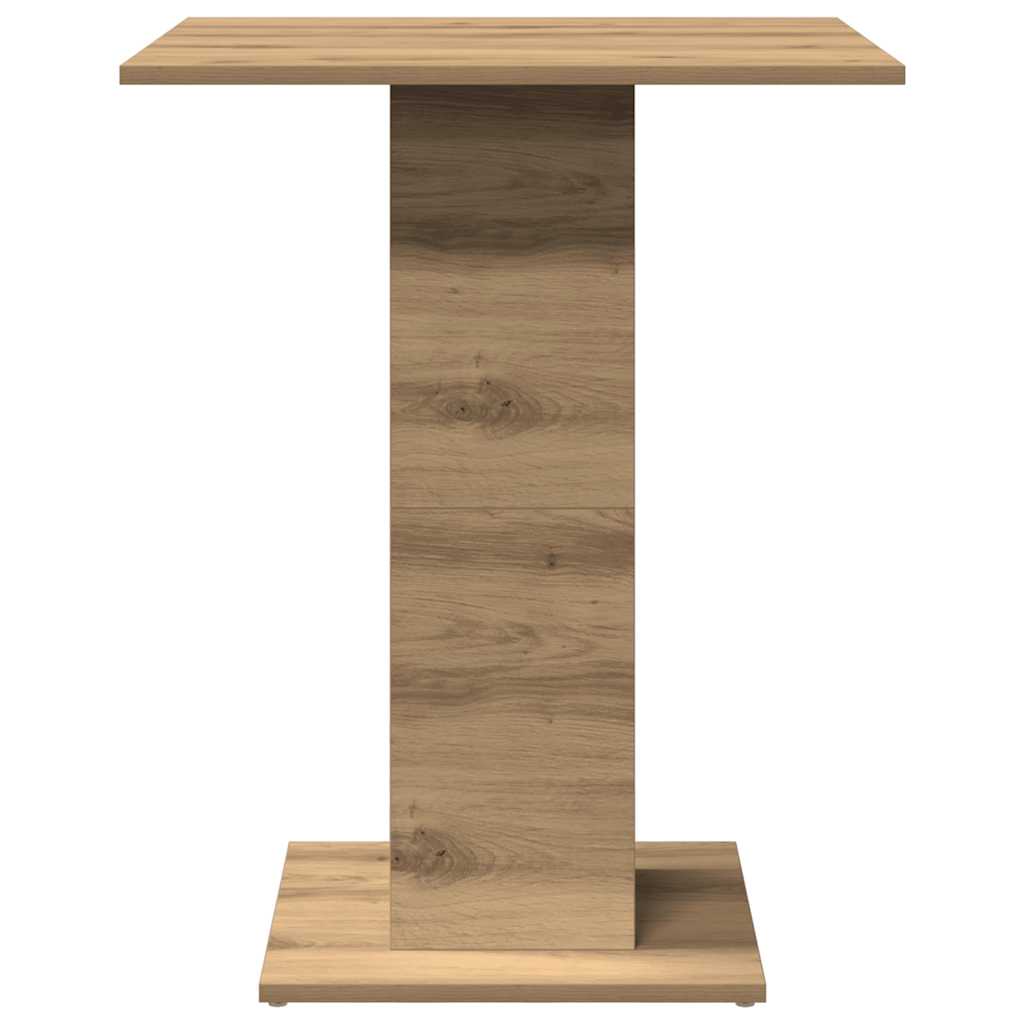 vidaXL Stolik bistro, dąb artisan, 60x60x75cm, materiał drewnopochodny