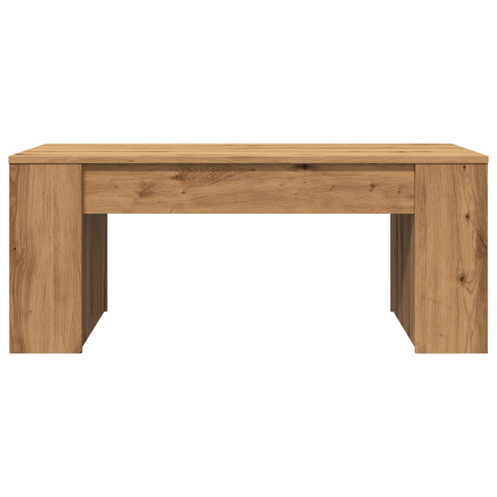 vidaXL Stolik kawowy, dąb artisan, 102x55x42 cm