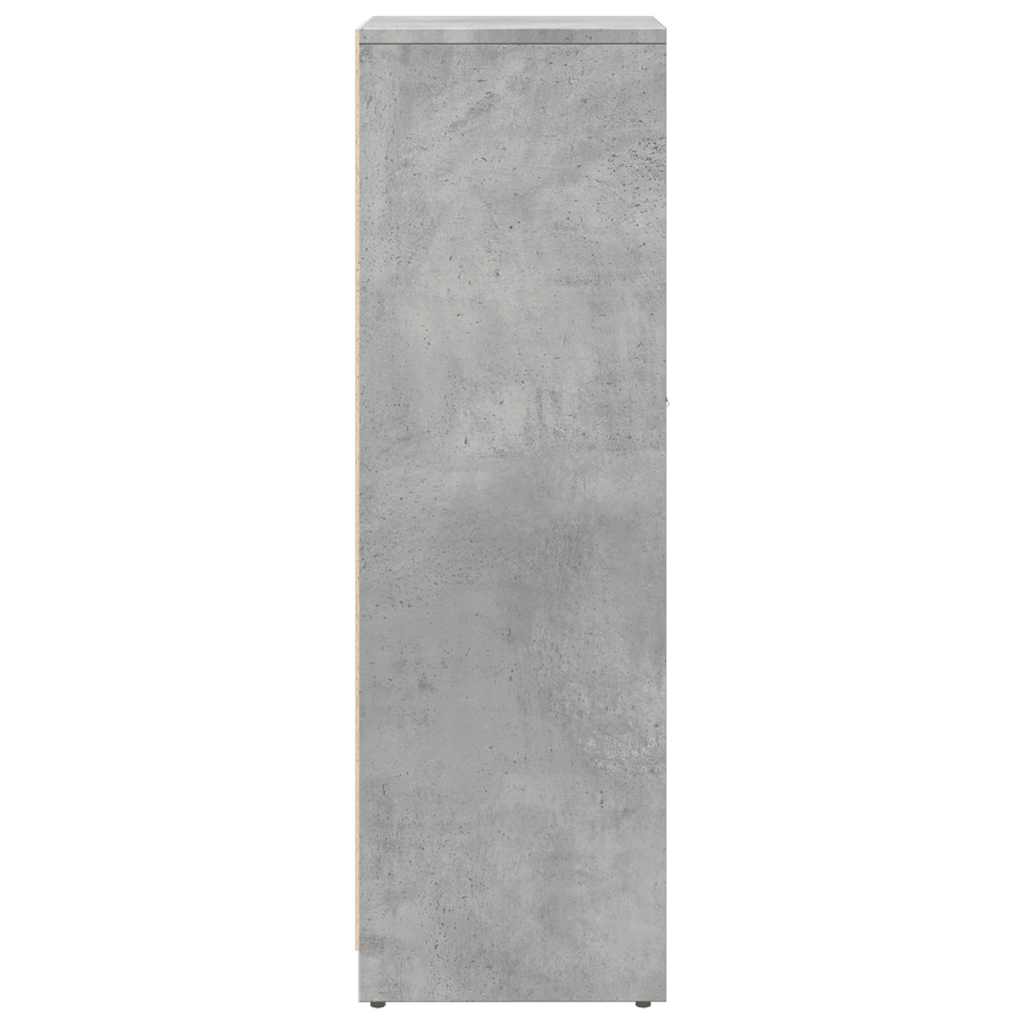 vidaXL Szafka łazienkowa, szarość betonu, 30x30x95 cm, płyta wiórowa