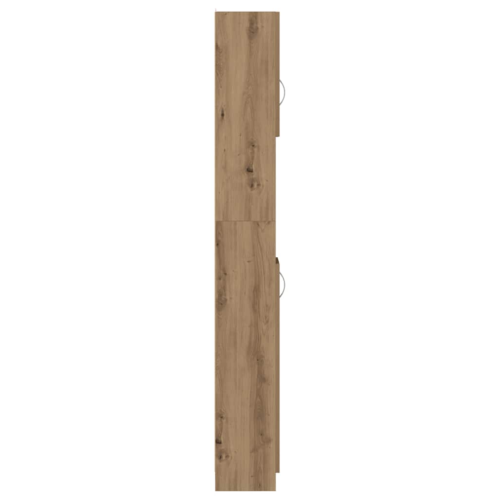 vidaXL Szafka łazienkowa Artisan Oak 32x25,5x190 cm Drewno konstrukcyjne