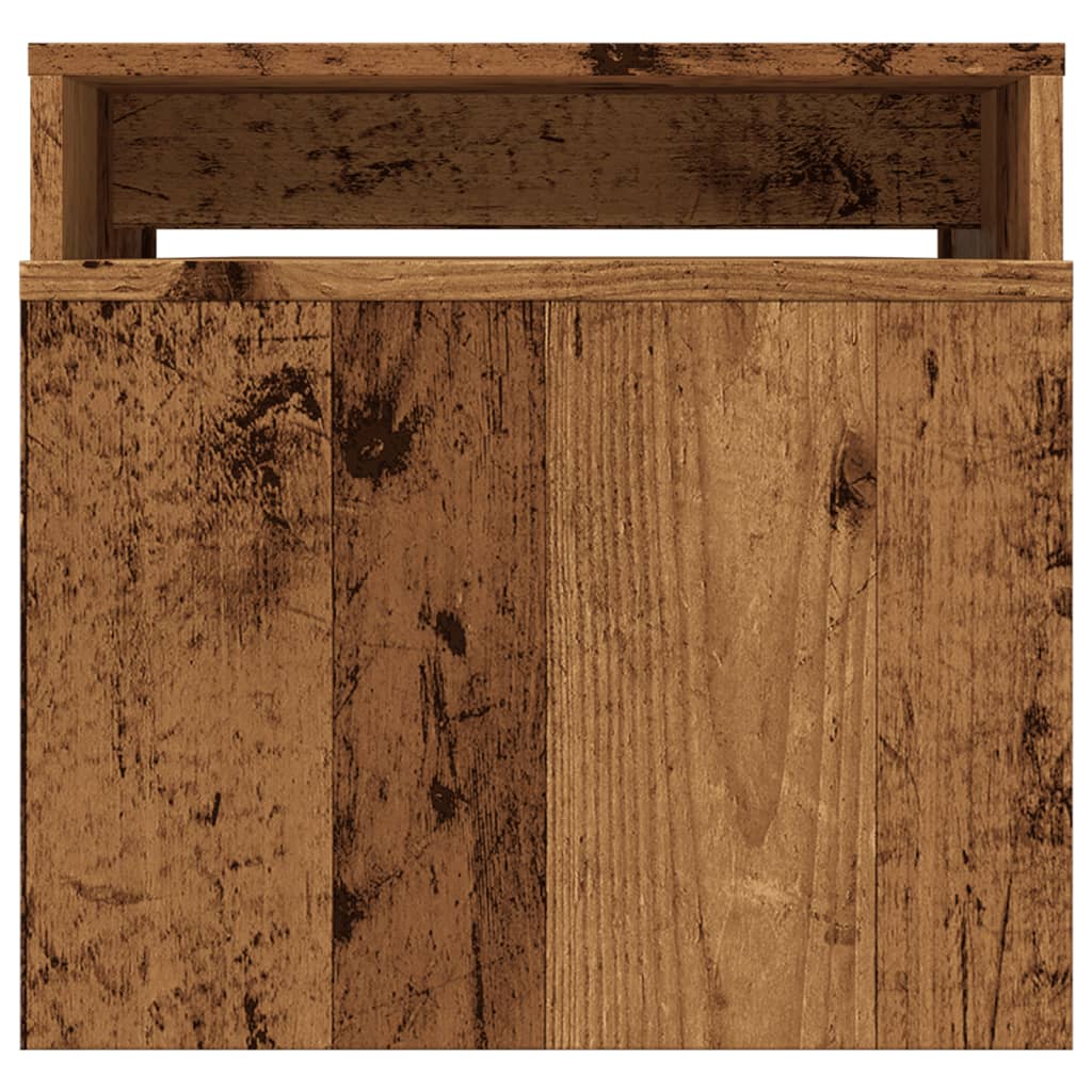 vidaXL Stolik kawowy, stare drewno, 100x48x40 cm