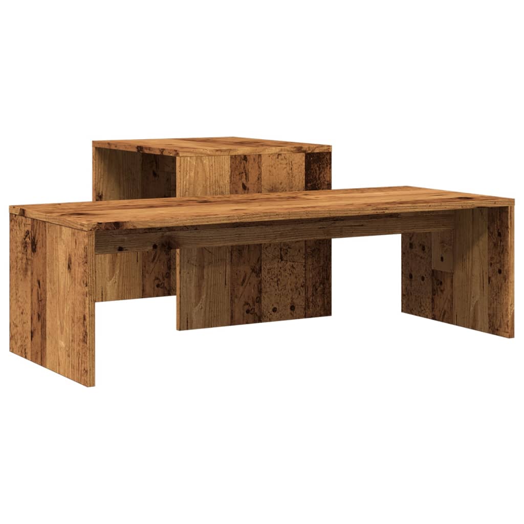 vidaXL Stolik kawowy, stare drewno, 100x48x40 cm