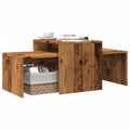 vidaXL Stolik kawowy, stare drewno, 100x48x40 cm