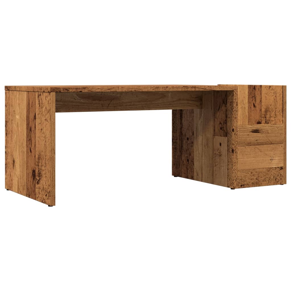 vidaXL Stolik kawowy, stare drewno, 90x45x35 cm