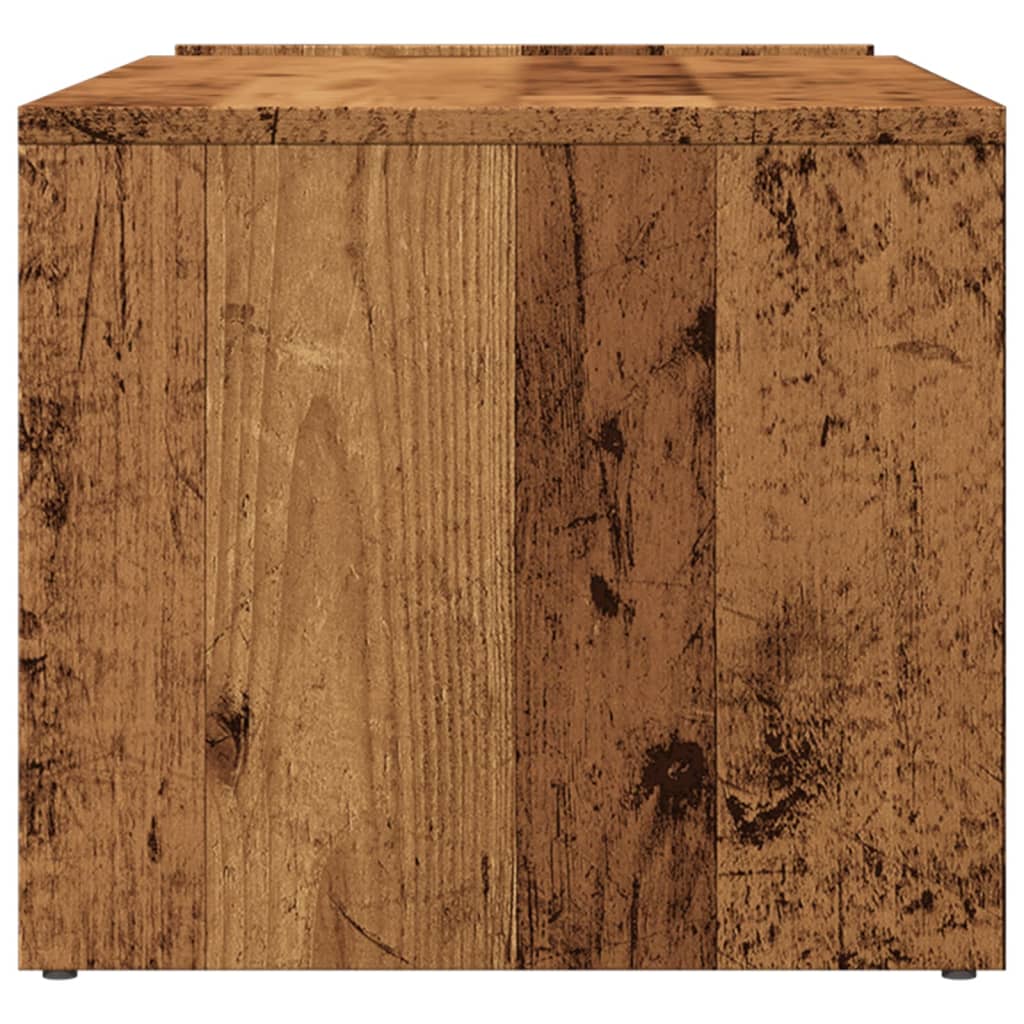 vidaXL Stolik kawowy, stare drewno, 90x45x35 cm