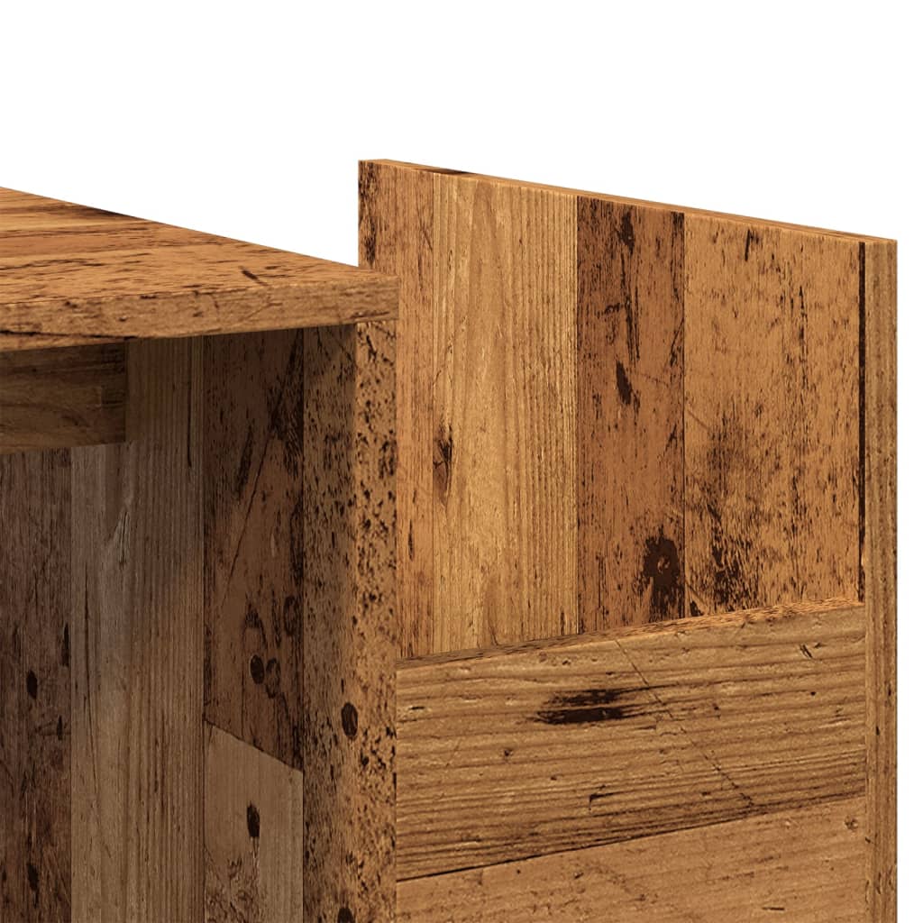 vidaXL Stolik kawowy, stare drewno, 90x45x35 cm