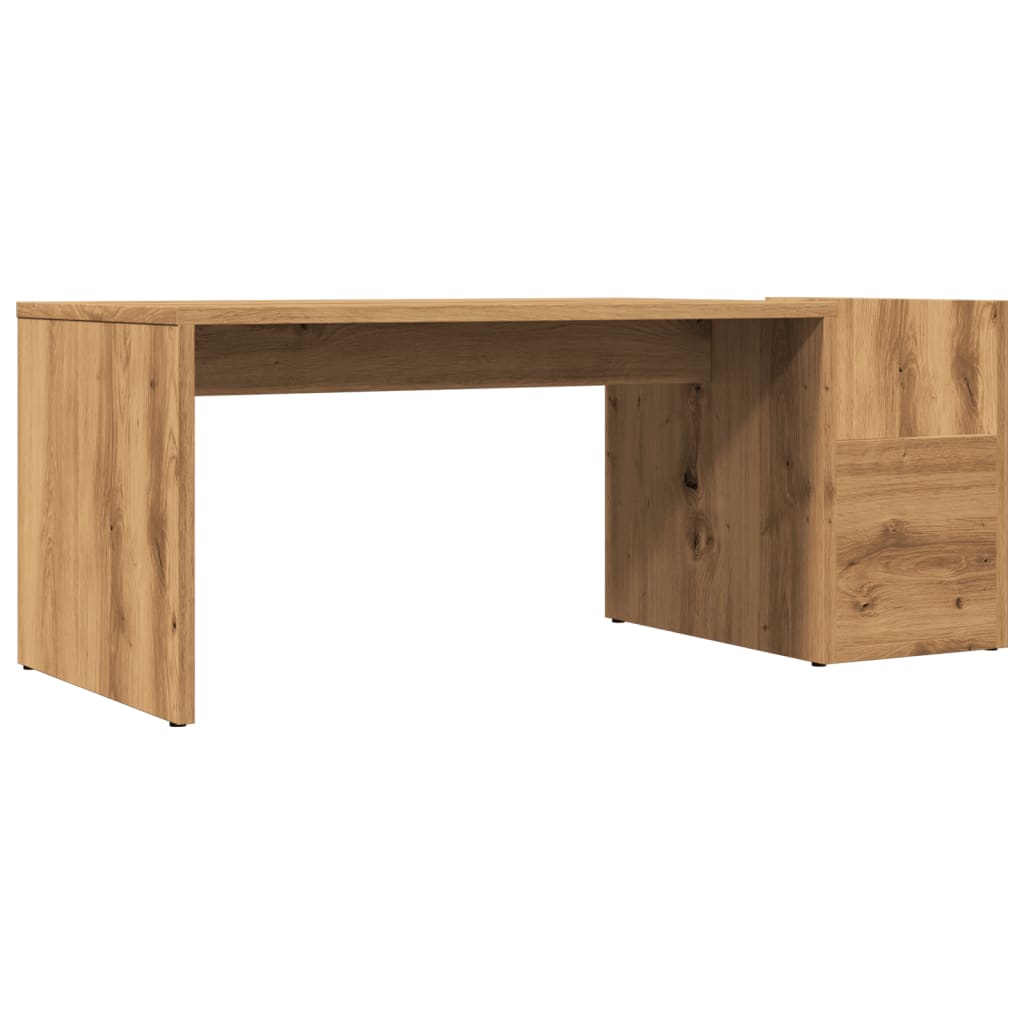 vidaXL Stolik kawowy, dąb artisian, 90x45x35 cm