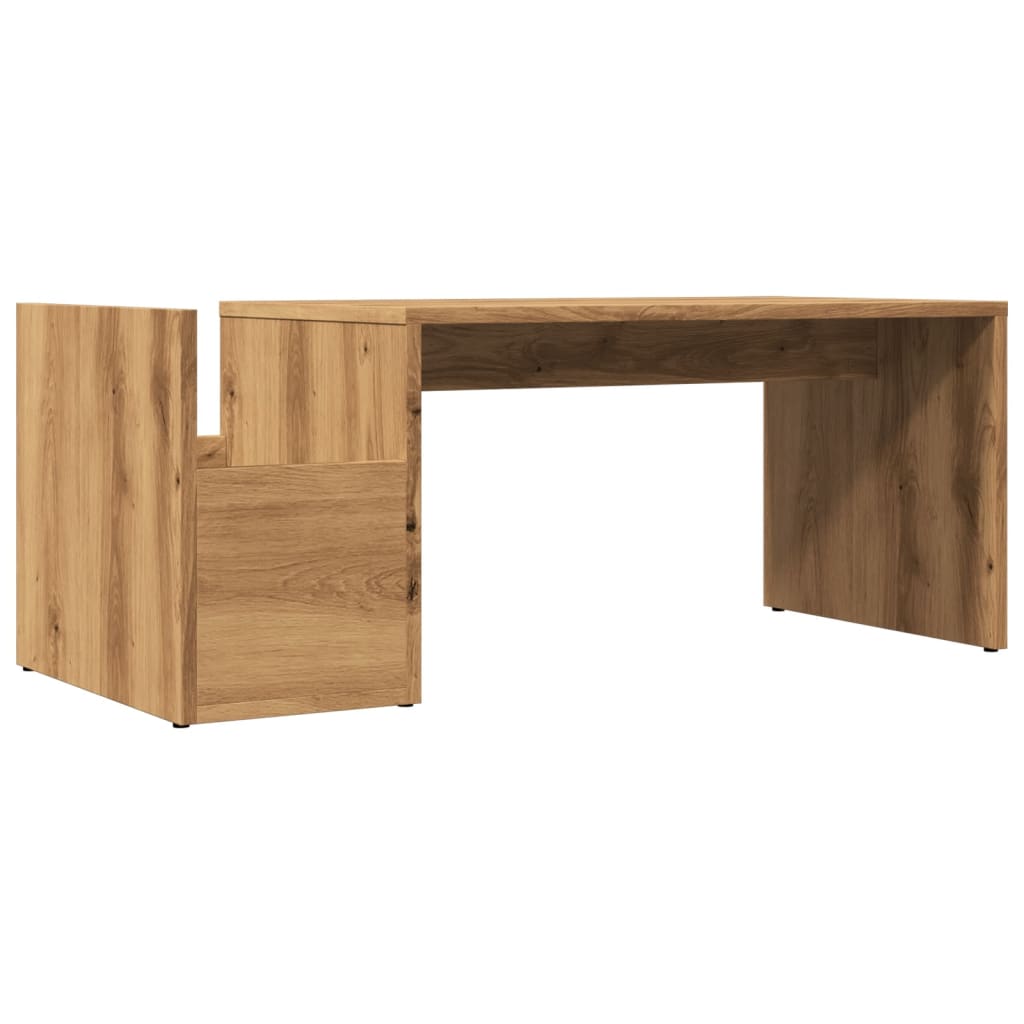 vidaXL Stolik kawowy, dąb artisian, 90x45x35 cm