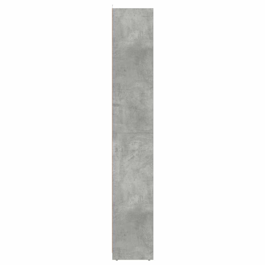 vidaXL Szafka łazienkowa, szarość betonu, 30x30x183,5 cm