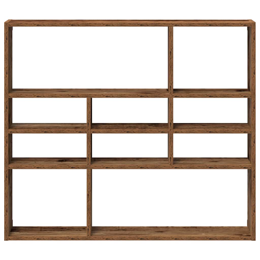 vidaXL Półka ścienna, stare drewno 90x16x78 cm materiał drewnopochodny