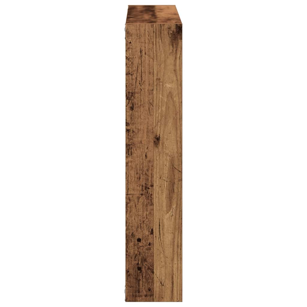 vidaXL Półka ścienna, stare drewno 90x16x78 cm materiał drewnopochodny