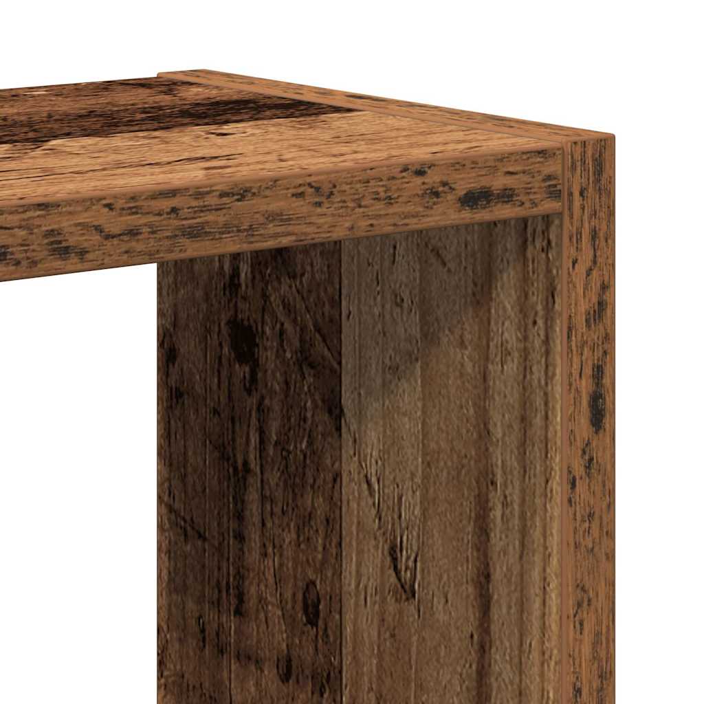 vidaXL Półka ścienna, stare drewno 90x16x78 cm materiał drewnopochodny