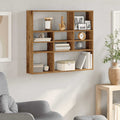 vidaXL Półka ścienna, stare drewno 90x16x78 cm materiał drewnopochodny