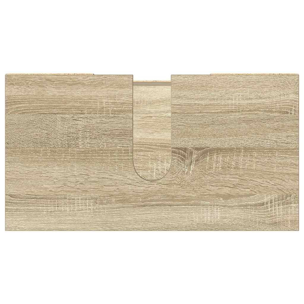 vidaXL Szafka łazienkowa, kolor dębu sonoma, 60x32x53,5 cm, płyta