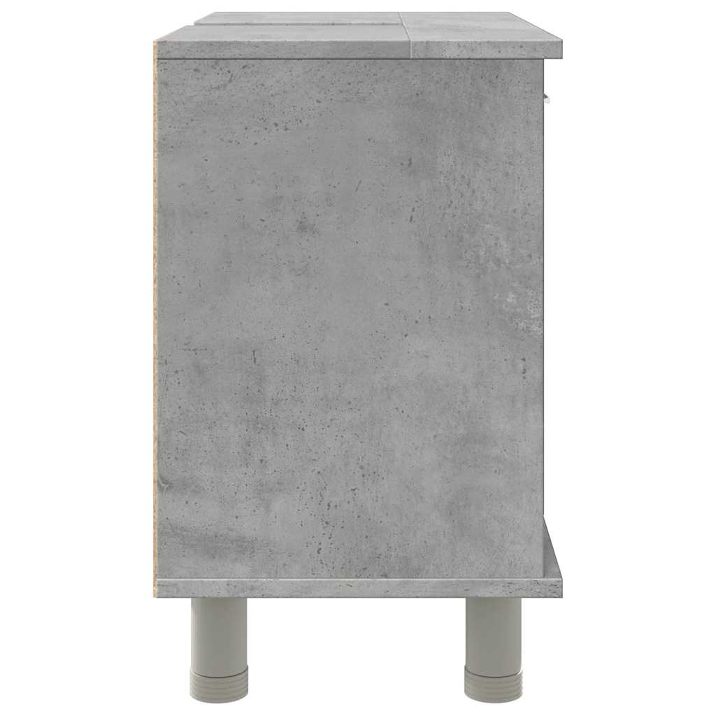 vidaXL Szafka łazienkowa, szarość betonu, 60x32x53,5 cm, płyta wiórowa