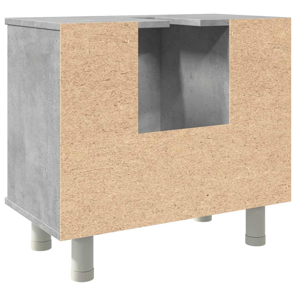 vidaXL Szafka łazienkowa, szarość betonu, 60x32x53,5 cm, płyta wiórowa