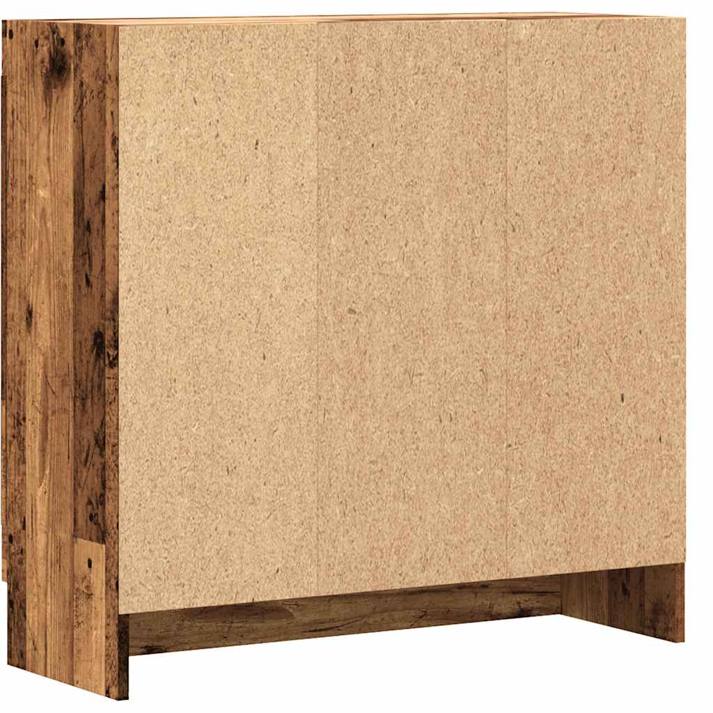 vidaXL Szafka na książki, stare drewno, 82,5x30,5x80 cm