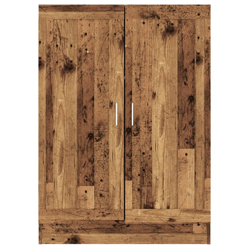 vidaXL Szafka na książki, stare drewno, 82,5x30,5x115 cm