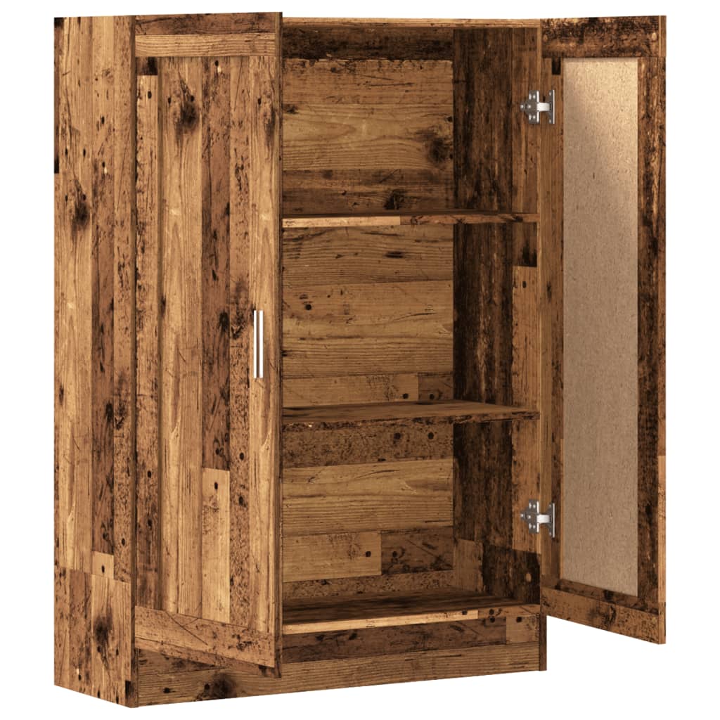 vidaXL Szafka na książki, stare drewno, 82,5x30,5x115 cm