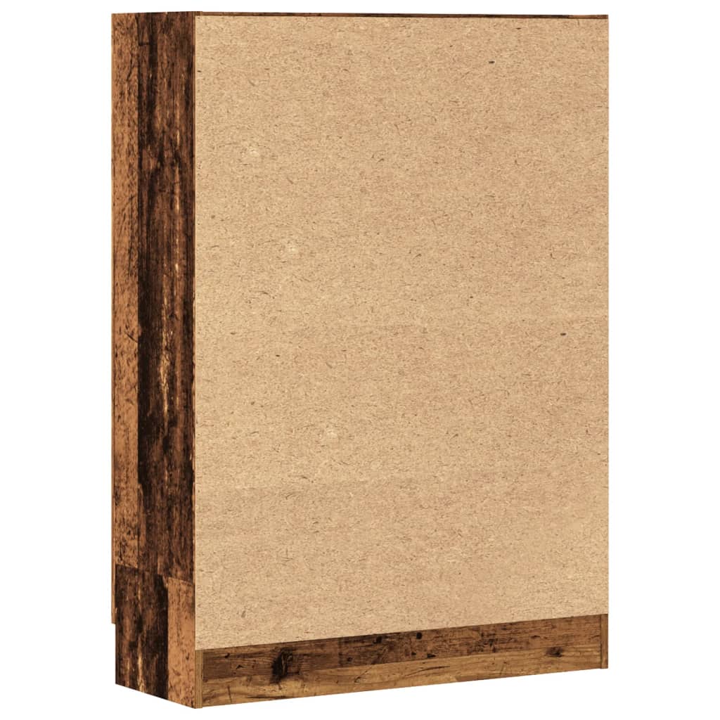 vidaXL Szafka na książki, stare drewno, 82,5x30,5x115 cm