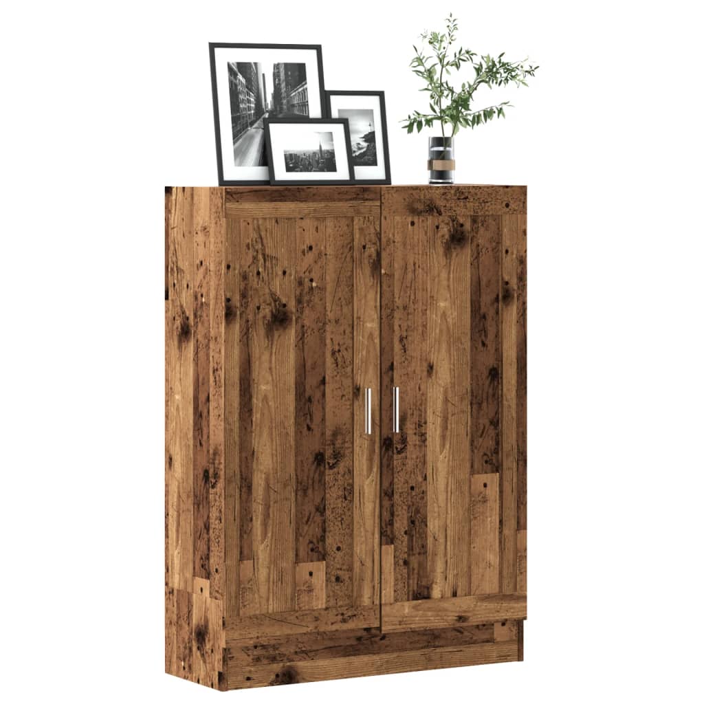 vidaXL Szafka na książki, stare drewno, 82,5x30,5x115 cm
