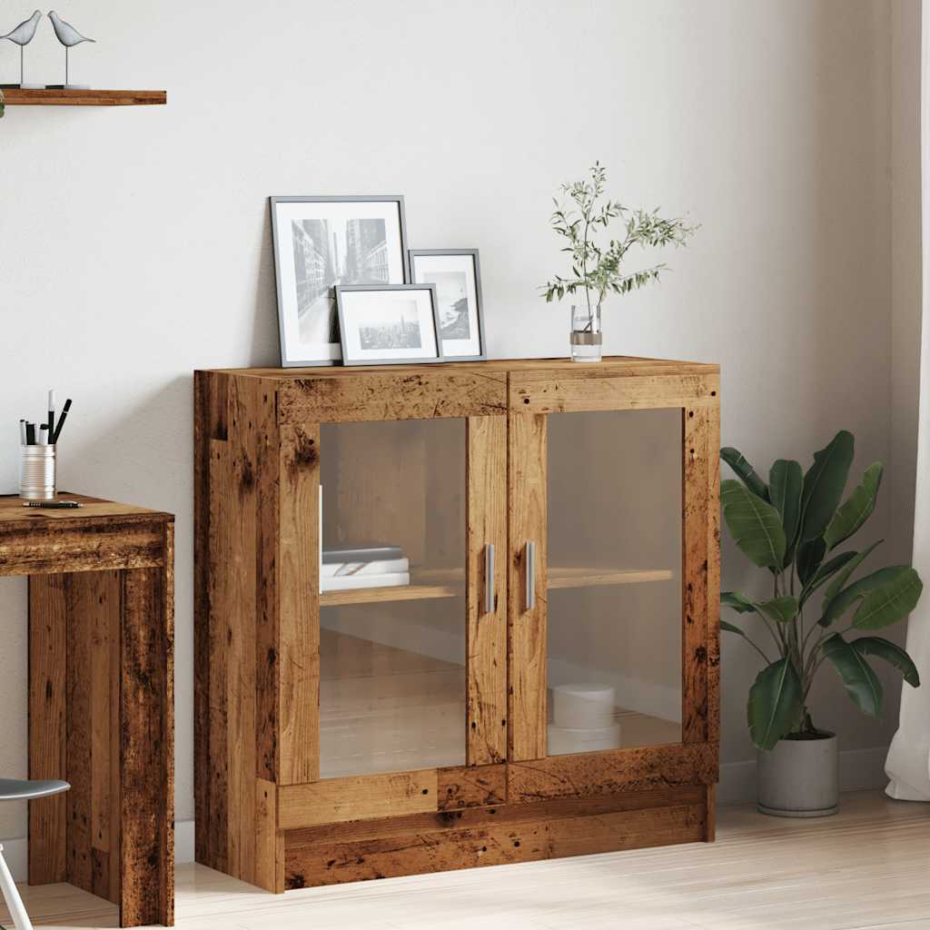 vidaXL Szafka na książki, stare drewno, 82,5x30,5x80 cm