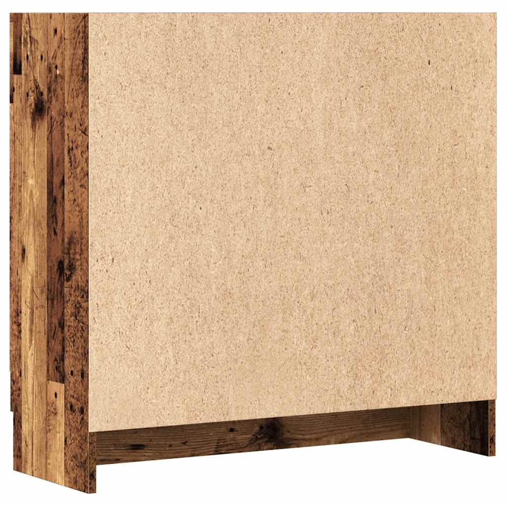 vidaXL Szafka na książki, stare drewno, 82,5x30,5x80 cm